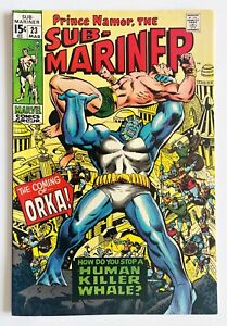 SUB-MARINER #23, VF+ Very Fine+ 8.5, 1st Appearance of ORKA! Marvel 1970