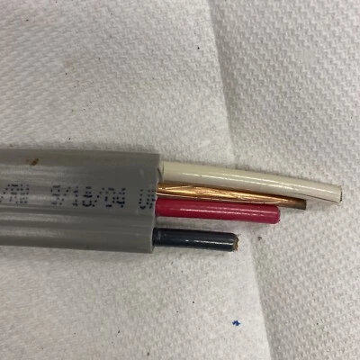 50' 10/3  LDPE   UFB Wire Copper Underground Feeder Cable With Ground Gray 600V - Image 1 of 2