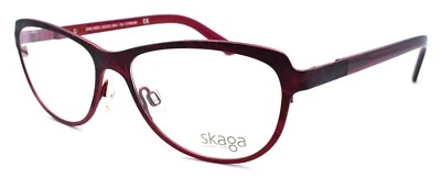 Skaga 2505 Risti 5401 Women's Eyeglasses TITANIUM 53-16-135 Dark Red - Image 1 of 3