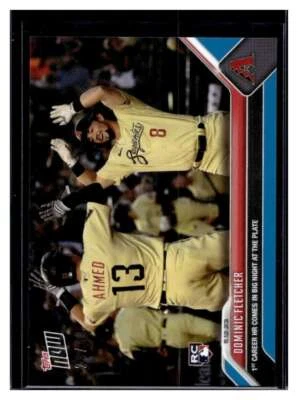 2023 Topps Now #281 Dominic Fletcher Blue Parallel Card #d /49 RC Rookie - Image 1 of 2