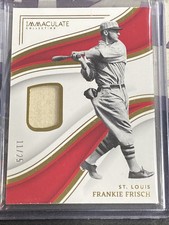 2023 Panini Immaculate FRANKIE FRISCH JERSEY/RELIC GM USED #d 11/25 Cardinals