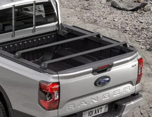 Genuine Ford Ranger Raptor TRA Tonneau Cover Cross Bars Black 60KG 2022- 2629605 - Picture 1 of 1