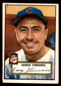 1952 Topps George Stirnweiss #217 GD Baseball Card