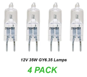 4 Pack x 12V 35W GY6.35 Halogen Globes Bulbs Lamps Warm White - Picture 1 of 3