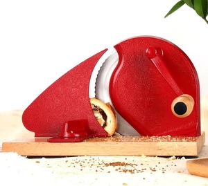 Manual Bread Slicer Adjustable Thickness Stainless Steel Hand Crank - NIB - Picture 1 of 8