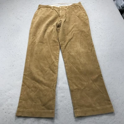 Polo Ralph Lauren Pants Mens 33x32 Brown Stretch Classic Fit Corduroy Casual - Image 1 of 4