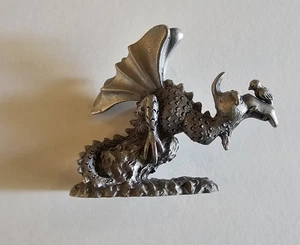 Spoontiques Pewter Fantasy  Dragon  Dungeon Creature Figurine Winged 1301 - Picture 1 of 9