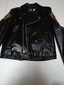NYPD Leather Riders Police Jacket Gr. 40 - Bild 1 von 5