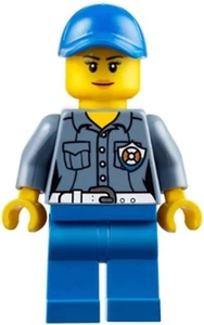 LEGO Minifigure HOLIDAYS hol107 Coast Guard City ATV Driver Female - Picture 1 of 1