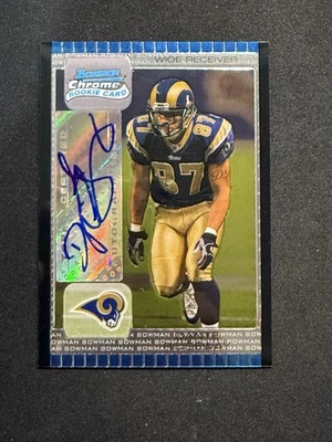 2005 Bowman Chrome #228 Dante Ridgeway Auto RC St Louis Rams - Image 1 of 2