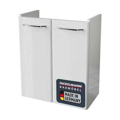 Fackelmann MILANO Waschbeckenunterschrank 52 cm Weiß Badschrank Made in Germany - Bild 1 von 4