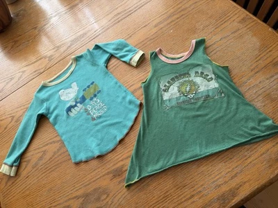 ROWDY SPROUT Grateful Dead Camiseta sin mangas asimétrica y manga larga gráfica Talla 2T Foto 1 de 3