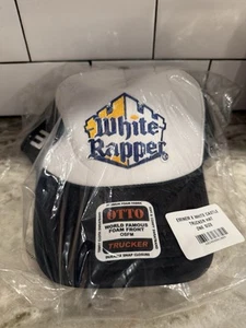 NEW SEALED White Castle Eminem White Rapper Collab Trucker Mesh Hat Cap Sold Out - Picture 1 of 2