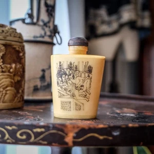 vintage chinese snuff bottle shunga erotic art - Picture 1 of 7