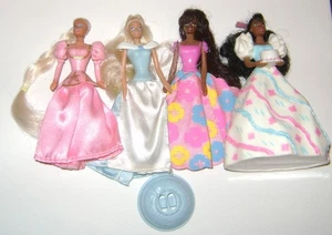 Mattel Barbie Fast Food Spielzeug Puppen!  4 Stück, süß!  KOSTENLOSER Versand! - Bild 1 von 4