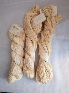 3 Hanks Canyon Cotton/Alpaca Yarn Color:Sand - Picture 1 of 2