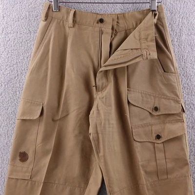 Pantalones de Carga Fjallraven Damas Senderismo Beige Talla 38 Aire Libre Aventura Senderismo Campamento Foto 1 de 4