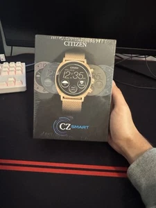 Citizen CZ Smart Rose Gold Stainless Steel Mesh Bracelet Smartwatch MX1003-71X - Zdjęcie 1 z 3