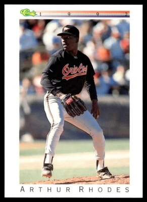 1992 Classic I #T75 Arthur Rhodes - Baltimore Orioles - Image 1 of 2