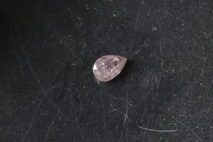 Diamant rose naturel en forme de poire diamant rose naturel 0,38 ct diamant r... - Picture 1 of 10