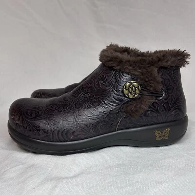 Botas Alegria Meri para mujer estilo tooled melaza MER-422 piel sintética talla 9,5 10 40 Foto 1 de 4