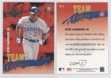 2003 Donruss Champions Team Colors Ryne Sandberg #TC-5 HOF
