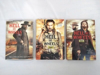 Hell On Wheels DVD Complete Seasons 1 2 & 3 TV Western, Railroad  - Image 1 of 4