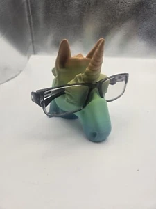 Einhorn Brillenhalter Wandhalterung inklusive. Regenbogenfarbe - Bild 1 von 1