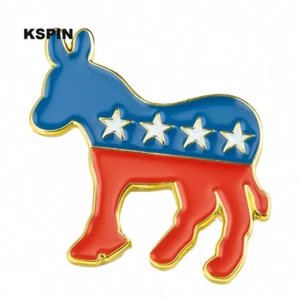 Demokratische Partei Anstecknadel KOSTENLOSER USA-VERSAND VERSAND KOSTENLOS AUS DEN USA P-022A - Bild 1 von 1
