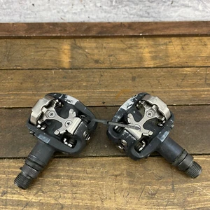 Shimano PD-M535 Clipless Pedals Mountain Bike SPD 9/16 in Vintage Black A2 - Picture 1 of 10