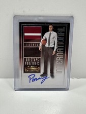 2015 Contenders Draft Picks International Kristaps Porzingis #167 Rookie Auto RC