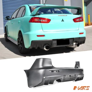 Evolution X Style Twin Exhaust Bumper Bar Bodykit for Mitsubishi Lancer 07-18 - Picture 1 of 8