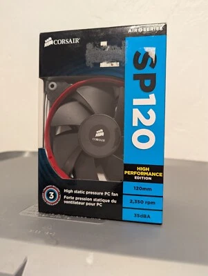 Ventiladores PWM de alto rendimiento Corsair SP120 120 mm - Paquete de dos - CO-9050008-WW - NUEVOS Foto 1 de 3