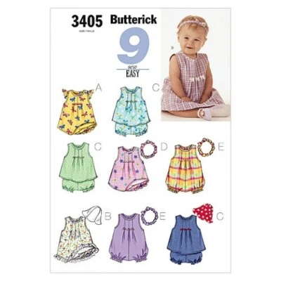 Butterick Sewing Pattern 3405 Baby L-XL - Image 1 of 3