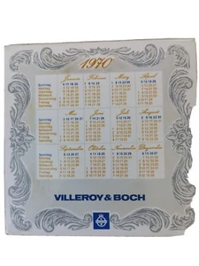 Villeroy & Boch Kalenderkachel Von 1970 - Bild 1 von 3