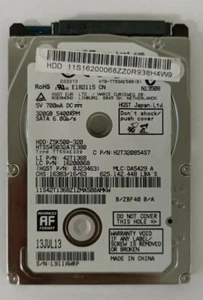 Unidad de disco duro portátil/ps3/ps4 320 GB 2,5" pulgadas 8mb 5400 RPM HGST HTS545032A7E380 - Imagen 1 de 1