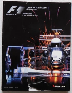 AUSTRALIAN GRAND PRIX FORMULA ONE F1 2001 Official Program - Picture 1 of 9