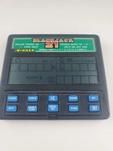 Vintage Radica Blackjack 21 Handheld Electronic Game Model 1450 Tested Works - Picture 1 of 3