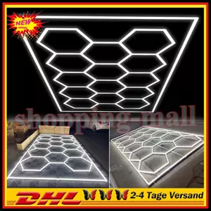 14x Iluminación LED Hexagonal Coche Detalle Casa Garaje Taller Retail Lamp - Imagen 1 de 21
