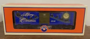 Lionel O 6-82954 2016 Buon Natale Vacanze Boxcar Treno in Scatola - Foto 1 di 3