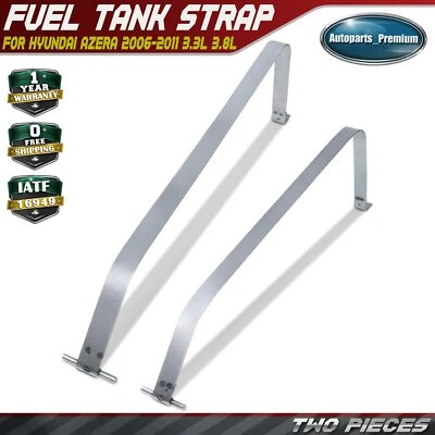 2x Correa de tanque de combustible para Hyundai Azera 2006 2007-2011 V6 3,3 L 3,8 L gasolina sedán Foto 1 de 4