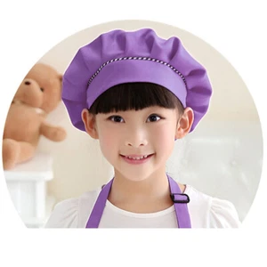 Baby Chef Apron Hat Kids Costumes Chef Baby Cook Hat Newborn Hat Painter's Hat η - Picture 1 of 22