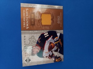 2006-07 Upper Deck Artifacts Treasured Swatches Gold 069/250 Marian Hossa #TS-MH