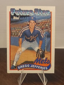 1989 Topps Baseball Card 233 Gregg Jefferies Future Star