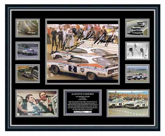 Allan Moffat Colin Bond 1977 Bathurst 1-2 Finish Signed Limited Edition Frame - image 1 of 4