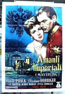 Kaiserliche Liebhaber Kronprinz Rudolfs letzte Liebe Plakat Poster Hörbiger Jugert - Bild 1 von 1