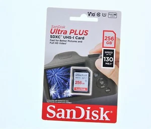 SanDisk Ultra Plus SDXC UHS-I Card (256GB) - Picture 1 of 2