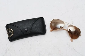 Ray-Ban RB3025 Aviator Gold Frame Brown Lens 55-14 - Picture 1 of 9