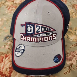 New Era Detroit Tigers 2006 American League Champions Fitted Baseball Cap Hat - Picture 1 of 8