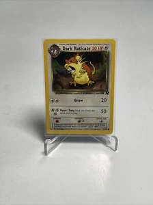Dark Raticate 51/82 Unlimited Team Rocket NM-Mint Vintage Pokemon Card - Picture 1 of 7